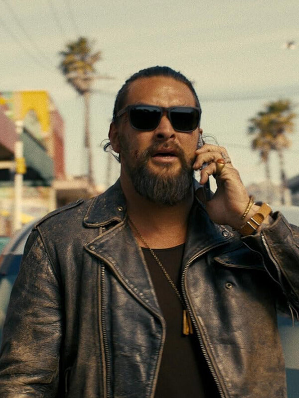 Jason Momoa The Wrecking Crew 2026 Leather Jacket