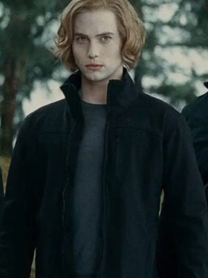 Jasper Hale The Twilight Saga Eclipse Black Jacket