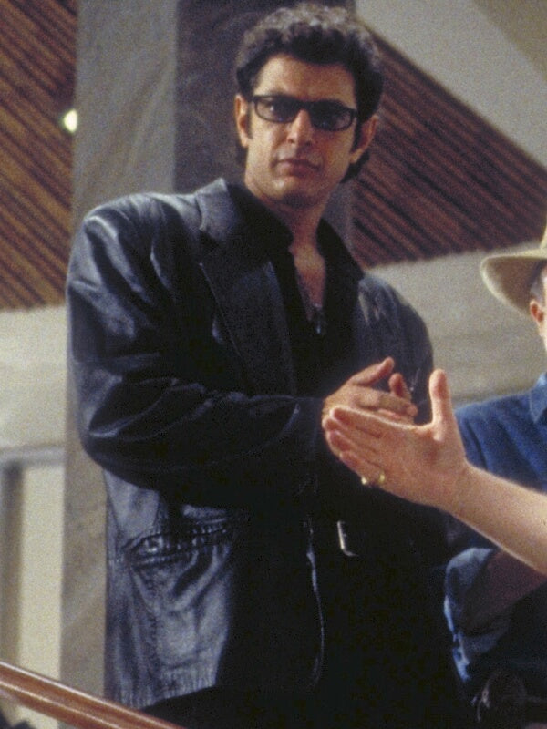 Jeff Goldblum Jurassic Park Vintage Leather Coat