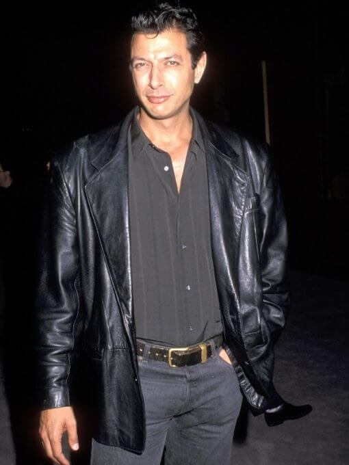 Jeff Goldblum Jurassic Park Vintage Leather Coat