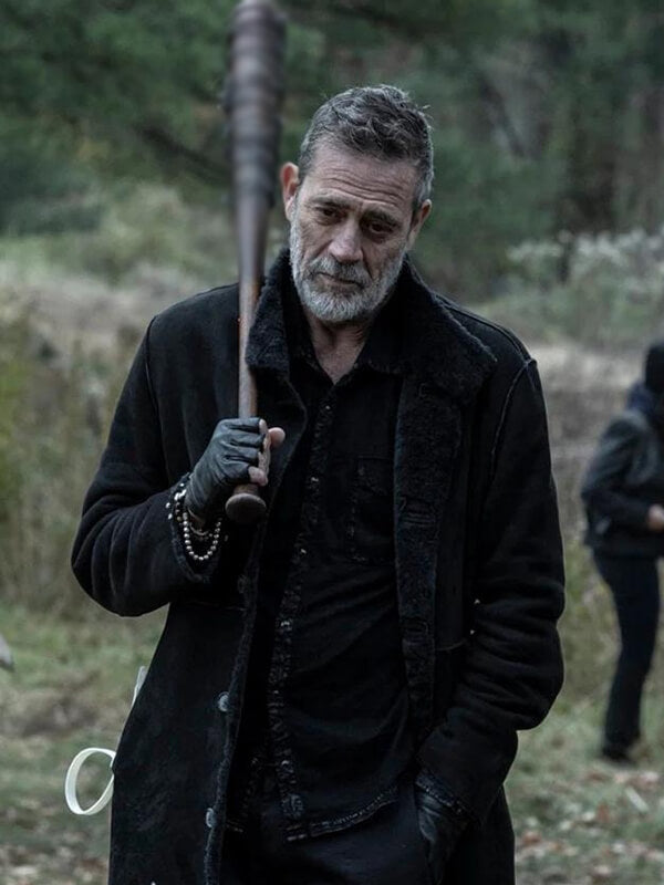 Jeffrey Dean Morgan The Walking Dead Dead City S03 Suede Coat