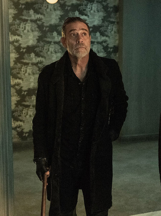 Jeffrey Dean Morgan The Walking Dead Dead City S03 Suede Coat