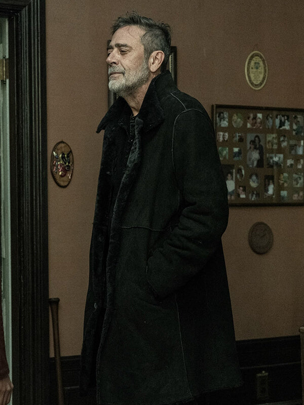 Jeffrey Dean Morgan The Walking Dead Dead City S03 Suede Coat