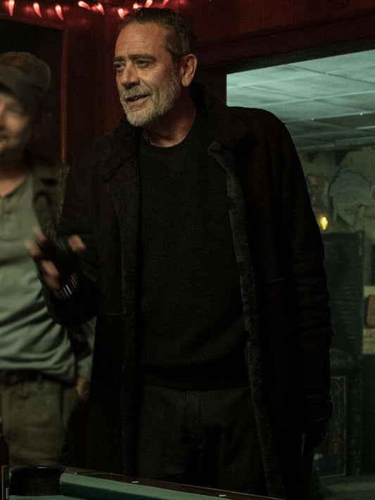 Jeffrey Dean Morgan The Walking Dead Dead City S03 Suede Coat