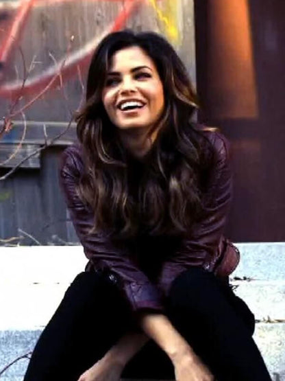 Jenna Dewan American Horror Story S02 Leather Jacket
