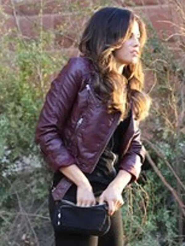 Jenna Dewan American Horror Story S02 Leather Jacket