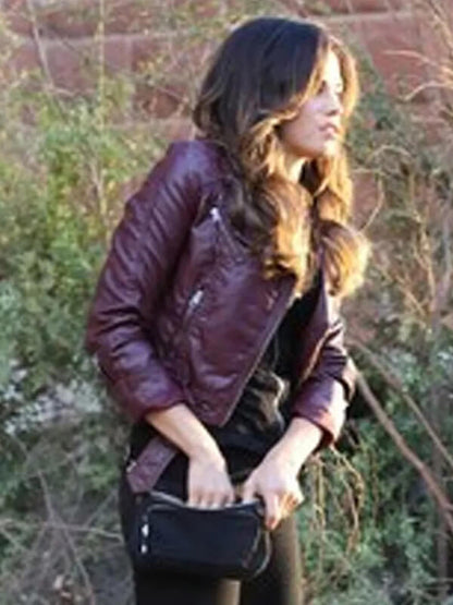 Jenna Dewan American Horror Story S02 Leather Jacket