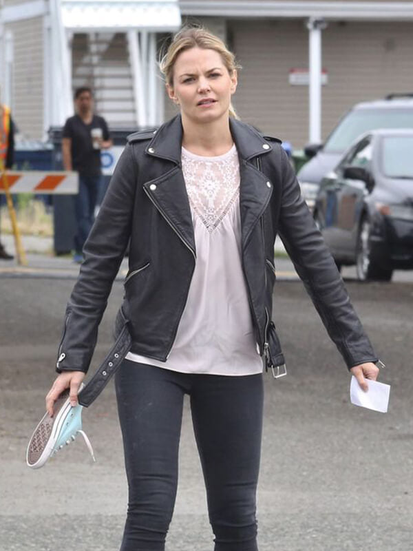 Jennifer Morrison Once Upon A Time Black Leather Jacket