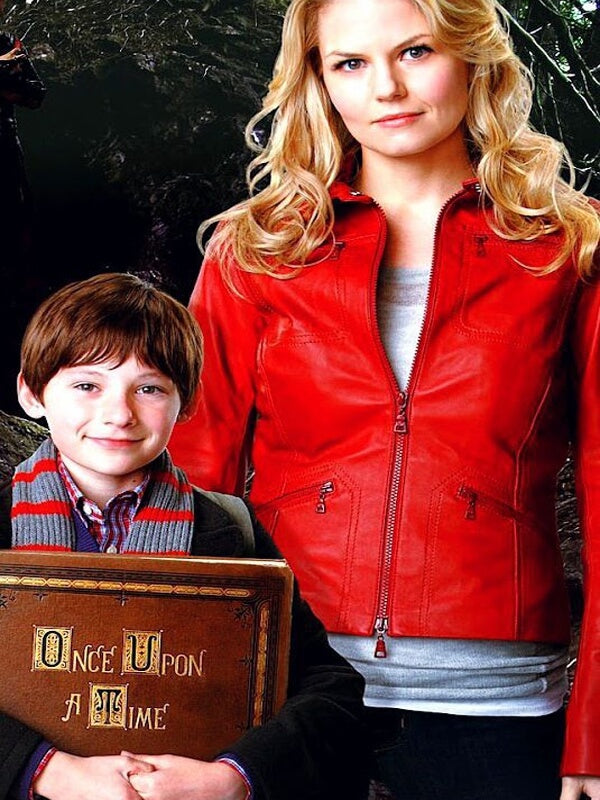 Jennifer Morrison Once Upon A Time Red Leather Jacket