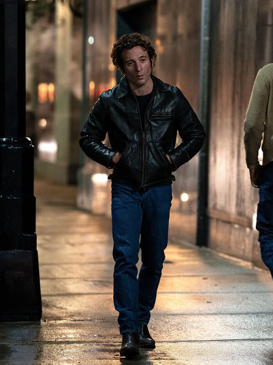 Jeremy Allen White Springsteen 2025 Black Jacket