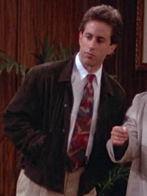 Jerry Seinfeld The Seinfeld Brown Suede Jacket