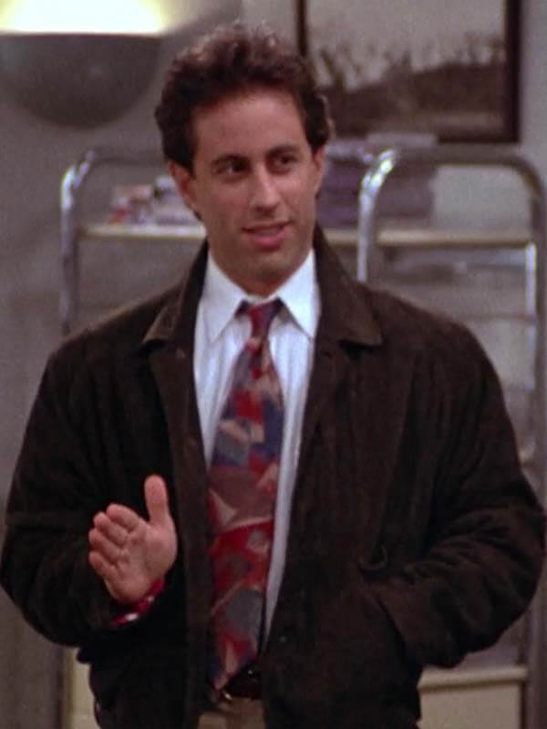 Jerry Seinfeld The Seinfeld Brown Suede Jacket