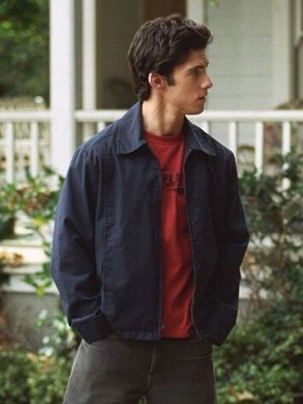 Jess Mariano Gilmore Girls Blue Cotton Jacket