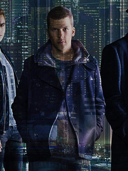 Jesse Eisenberg Now You See Me 2 Atlas Wool Coat