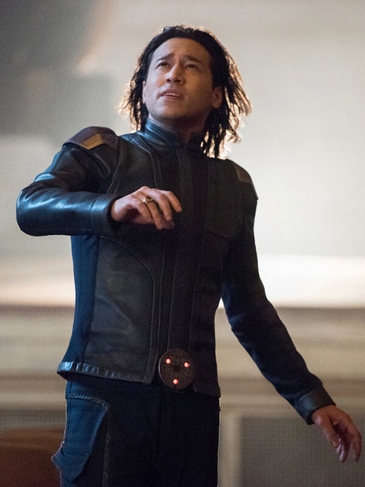 Jesse Rath Supergirl Brainy Leather Jacket