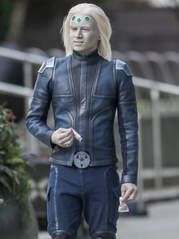 Jesse Rath Supergirl Brainy Leather Jacket