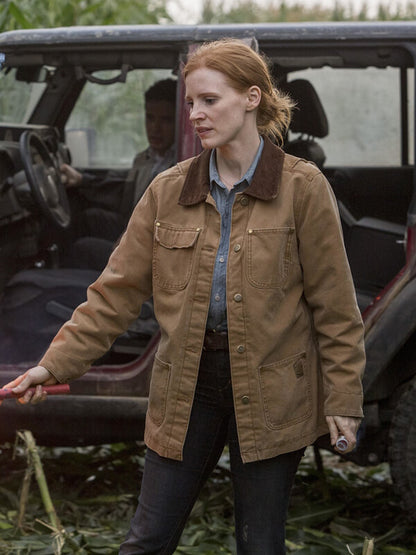 Jessica Chastain Interstellar 2014 Cotton Jacket