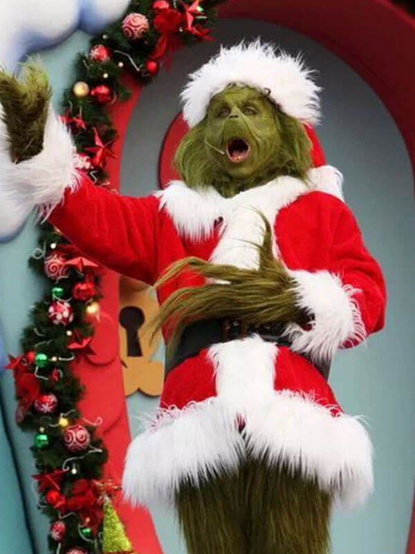 Jim Carrey How the Grinch Stole Christmas Costume Coat