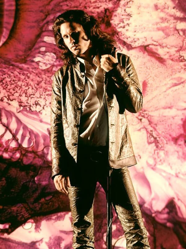 Jim Morrison Of The Doors Brown Leather Jacket