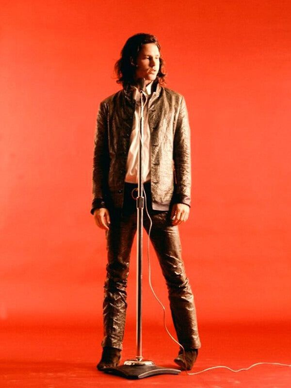 Jim Morrison Of The Doors Brown Leather Jacket