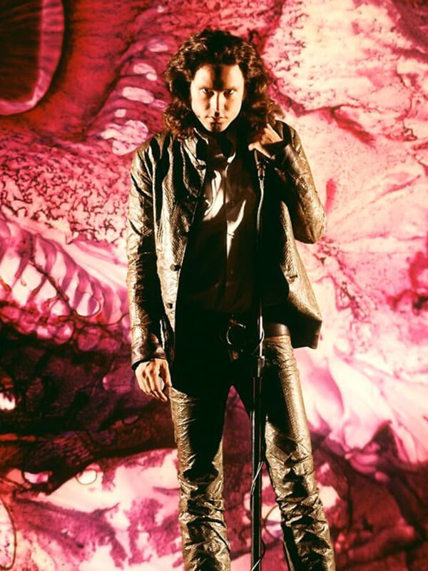 Jim Morrison Of The Doors Brown Leather Jacket