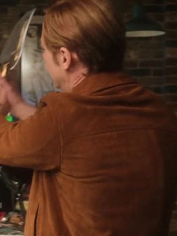 Jimmi Simpson Black Mirror S07 Brown Suede Jacket