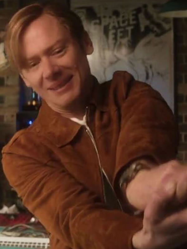 Jimmi Simpson Black Mirror S07 Brown Suede Jacket