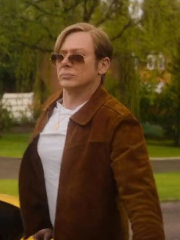 Jimmi Simpson Black Mirror S07 Brown Suede Jacket
