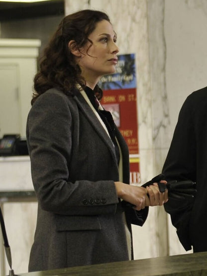 Joanne Kelly Warehouse 13 S01 Grey Wool Coat