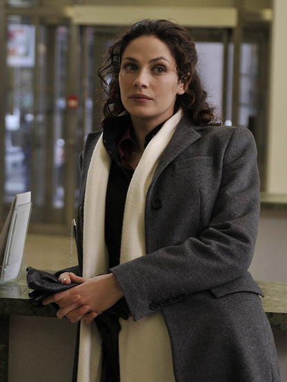 Joanne Kelly Warehouse 13 S01 Grey Wool Coat