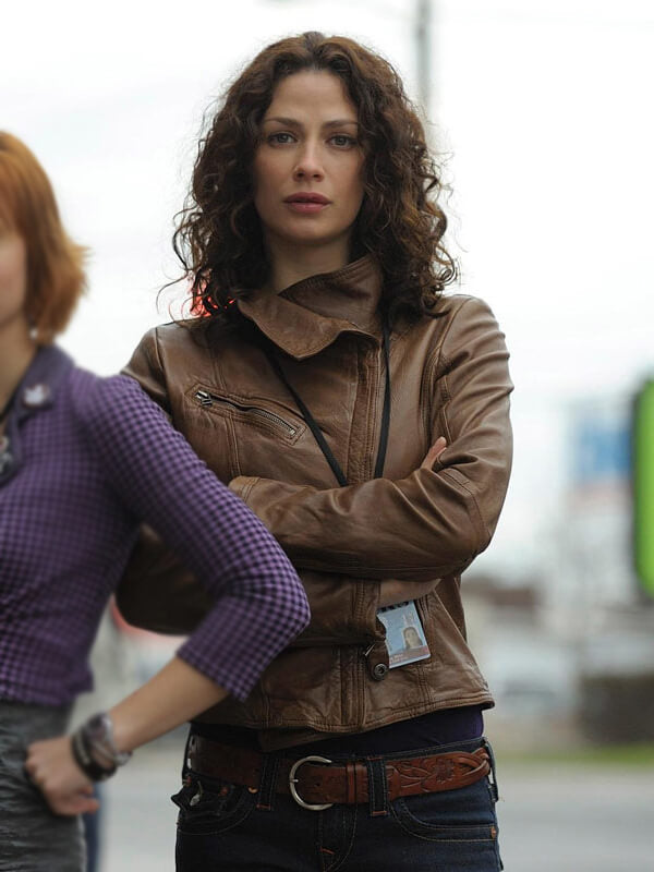 Joanne Kelly Warehouse 13 S02 Brown Leather Jacket