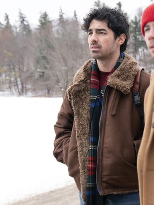 Joe Jonas A Very Jonas Christmas Movie Shearling Jacket