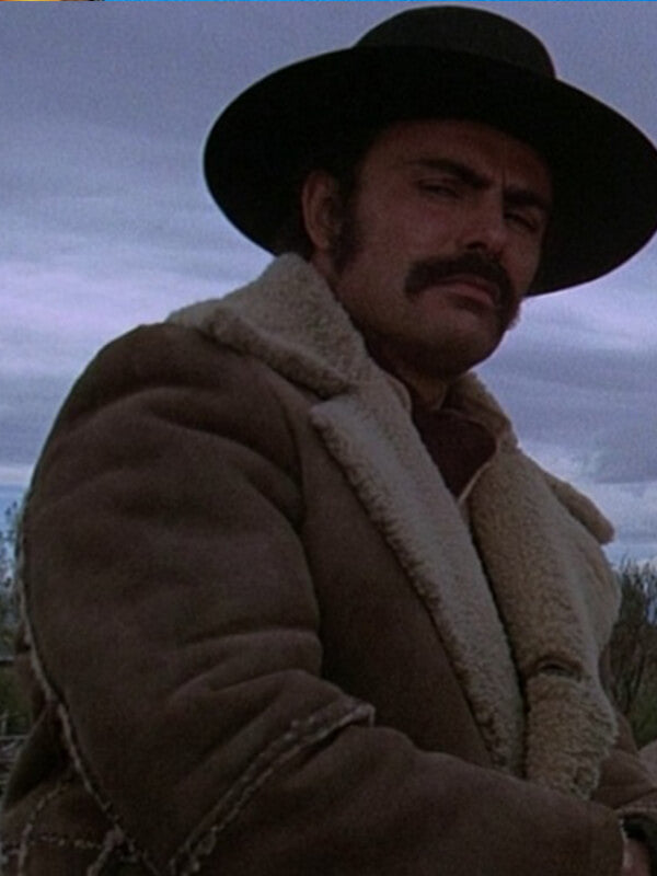 Joe Kidd 1972 John Saxon Suede Shearling Coat