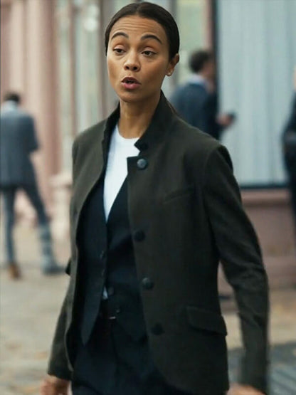 Joe Special Ops Lioness Zoe Saldana Green Blazer