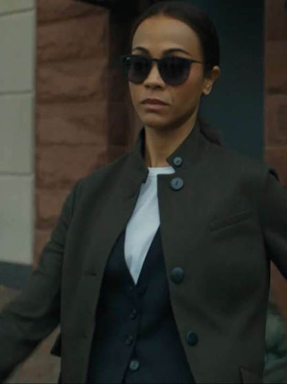 Joe Special Ops Lioness Zoe Saldana Green Blazer