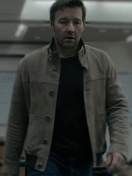Joel Edgerton Dark Matter S01 Suede Leather Jacket
