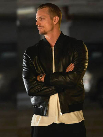 Joel Kinnaman The Informer Black Bomber Jacket