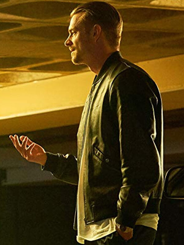 Joel Kinnaman The Informer Black Bomber Jacket