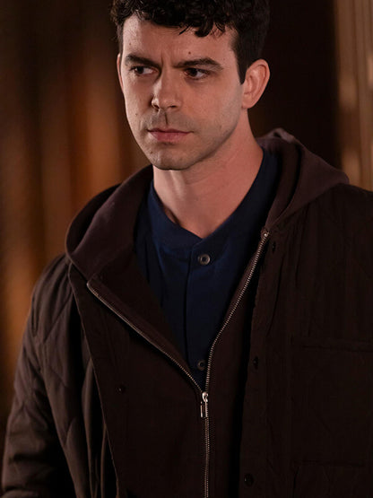 Joey Pollari American Horror Story S13 Brown Jacket
