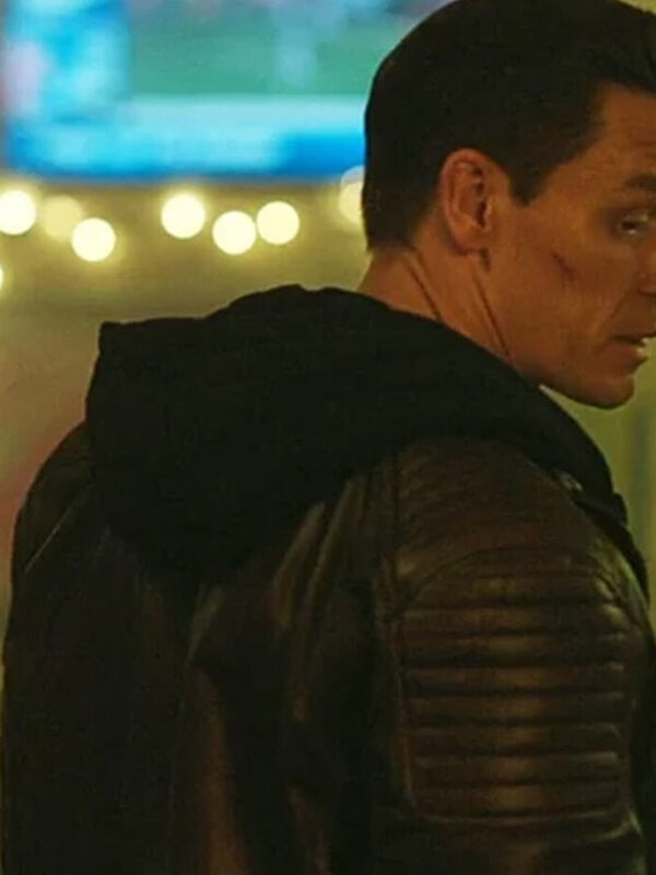 John Cena Peacemaker Black Leather Jacket