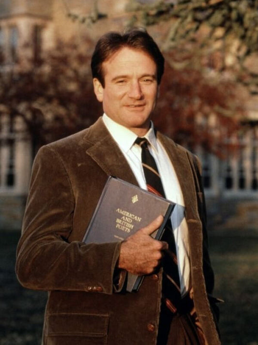 John Keating Dead Poet Society Brown Corduroy Coat
