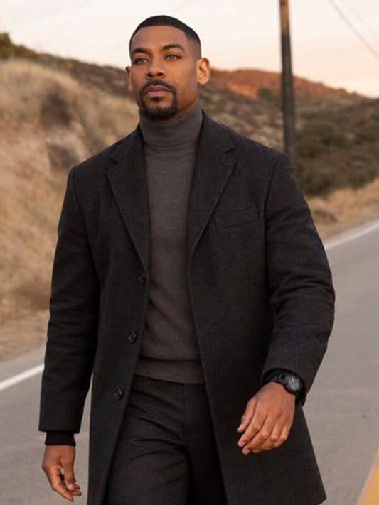 John Stewart Lanterns S01 Aaron Pierre Black Coat