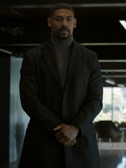 John Stewart Lanterns S01 Aaron Pierre Black Coat