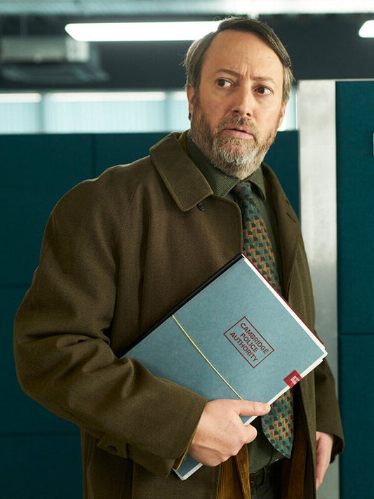 John Taylor Ludwig S01 Brown Wool Coat