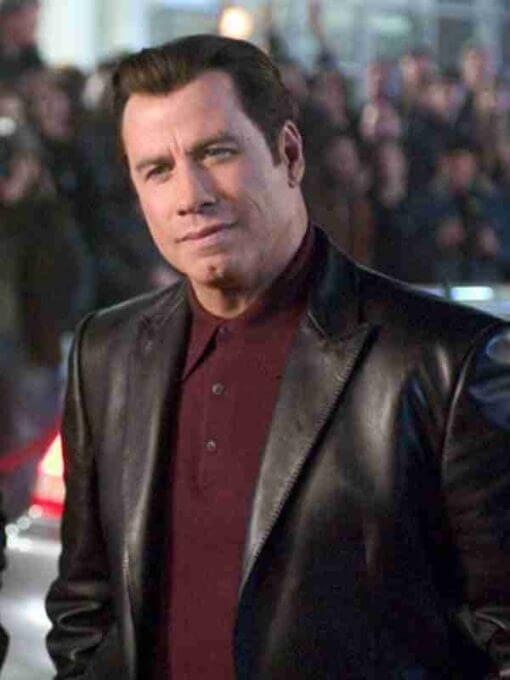 John Travolta Get Shorty Leather Vintage Coat