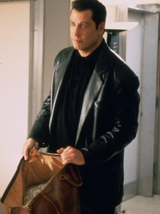 John Travolta Get Shorty Leather Vintage Coat