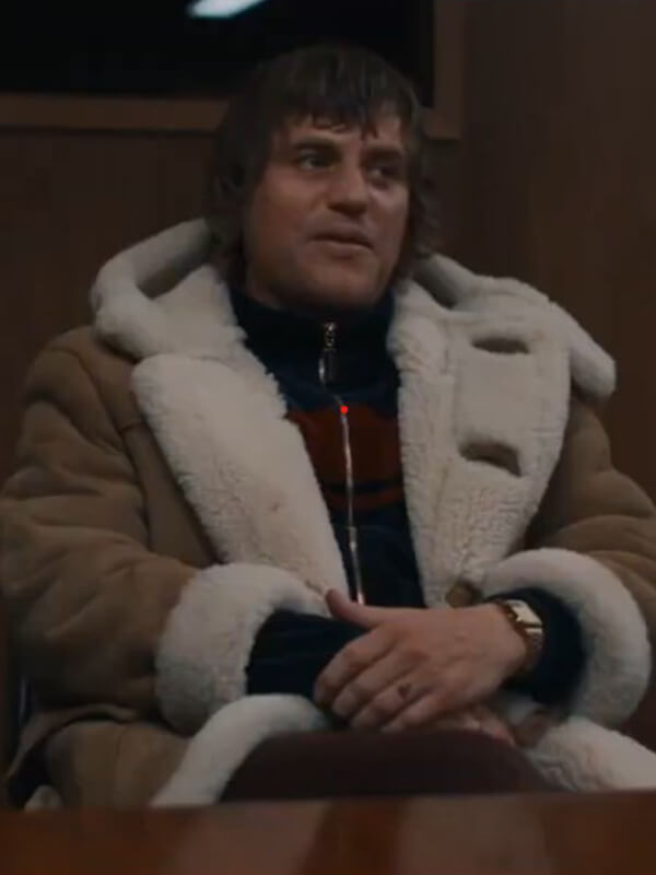 Johnny Flynn MobLand S02 Suede Shearling Coat