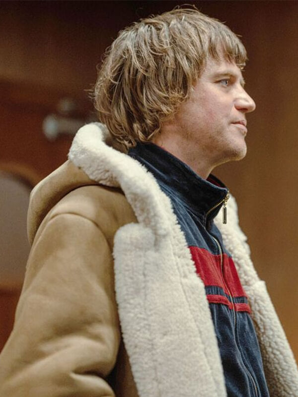 Johnny Flynn MobLand S02 Suede Shearling Coat