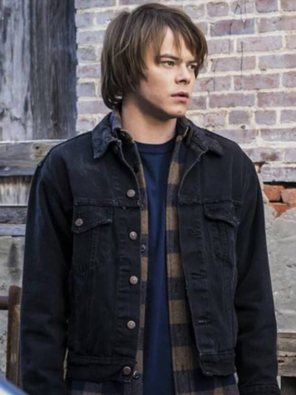 Jonathan Byers Stranger Things Charlie Heaton Denim Jacket