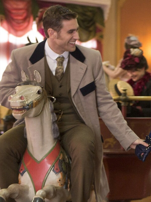 Jonathan Harker Dracula S01 Beige Wool Coat